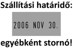 Printer 52 Dátumbélyegző