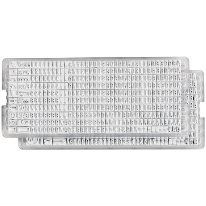 Betűkészlet 2,5 mm
