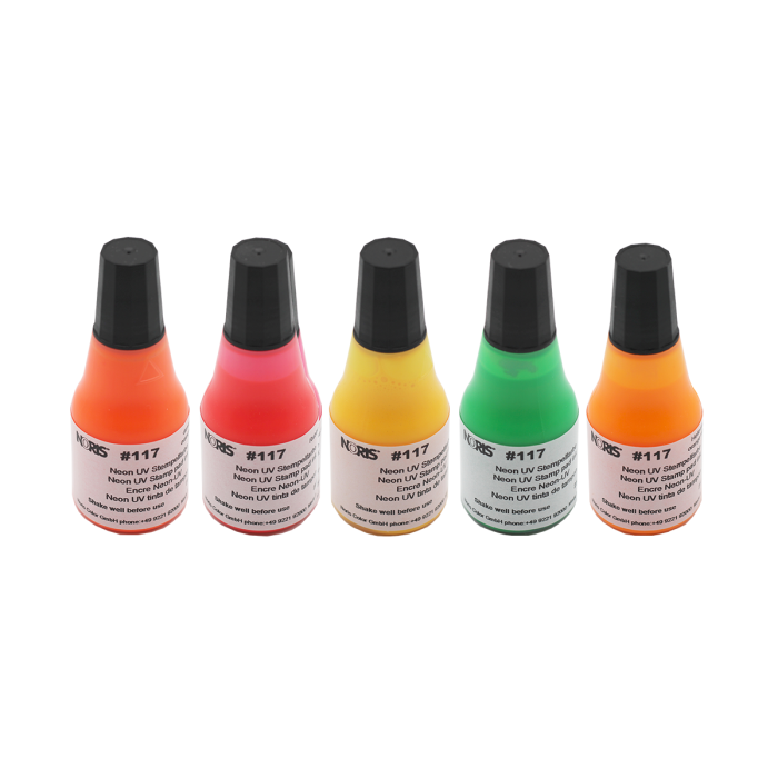 Neon színű bélyegzőfestékek - 25 ml (N 117)